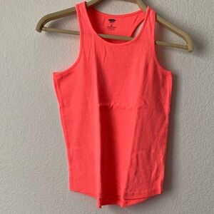 Old Navy Neon Coral Tank Top Summer